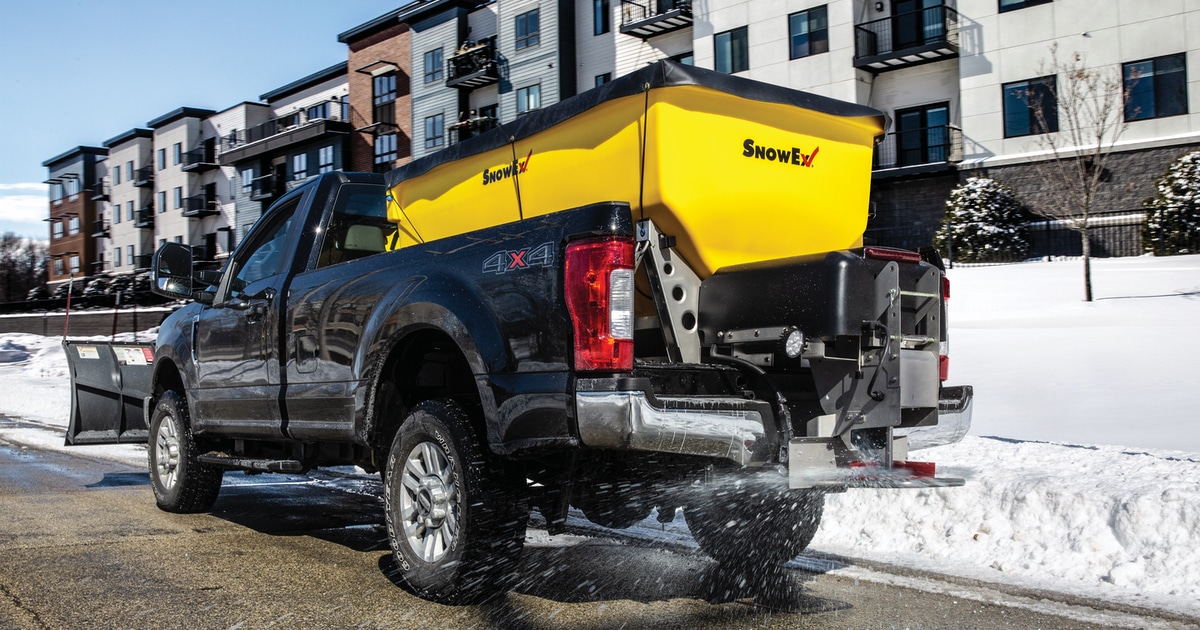 SnowEx HELIXX™ Poly Hopper Spreader SnowEx HELIXX™ Poly Hopper Spreader